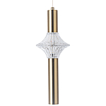 Подвесной светильник Toussaint Metal Tube Brass Hanging Lamp варинант исполнения - 1 | Loft Concept в Костроме