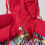 Настенный ковер разноцветный из одежды Heart варинант исполнения - 4 | Loft Concept в Костроме