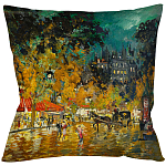 Подушка декоративная Париж Impressionism in Art варинант исполнения - 1 | Loft Concept в Костроме