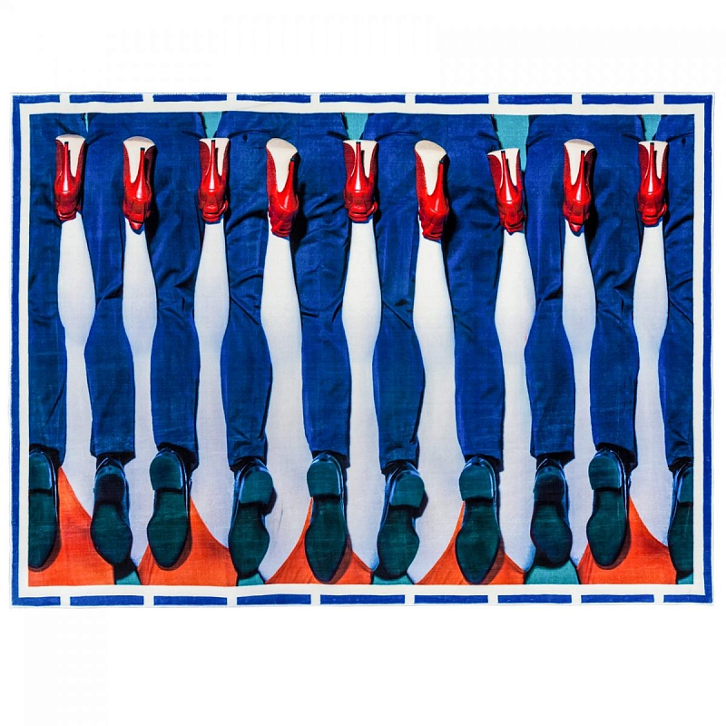 Ковер Seletti Rectangular Rug Legs Мульти Ковер Seletti Rectangular Rug Legs Мульти в Костроме | Loft Concept