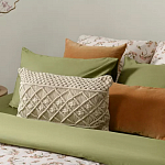 Чехол на подушку с макраме бежевого цвета Macrame варинант исполнения - 7 | Loft Concept в Костроме