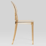 Прозрачный стул с янтарным оттенком LOUIS GHOST CHAIR варинант исполнения - 2 | Loft Concept в Костроме