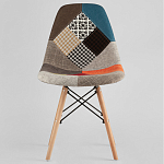 Стул с обивкой в технике пэчворк DSW варинант исполнения - 2 | Loft Concept в Костроме