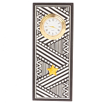 Часы подарочные настольные в виде погона Генерала из натурального камня Змеевик Silver Military Clock варинант исполнения - 10 | Loft Concept в Костроме