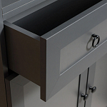 Стеллаж с ящиком и 2-мя дверцами Percent Rack варинант исполнения - 6 | Loft Concept в Костроме