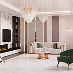 Бра с подвесками из рифленного стекла в форме капель Textured Glass варинант исполнения - 4 | Loft Concept в Костроме