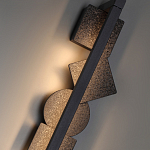 Бра вертикальное с черными кругами и квадратами Gravyura варинант исполнения - 2 | Loft Concept в Костроме