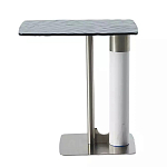 Дизайнерский журнальный стол с прямоугольной рельефной столешницей Nord варинант исполнения - 1 | Loft Concept в Костроме