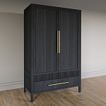 Шкаф платяной Primo с выдвижными ящиками шпон Светлый дуб варинант исполнения - 3 | Loft Concept в Костроме