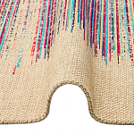 Ковер с геометрическим узором из комбинированного состава Full rhythm варинант исполнения - 2 | Loft Concept в Костроме