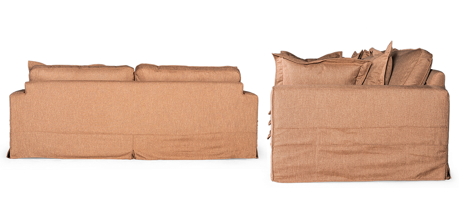 Диван Evelyn Textile Brown Sofa Диван Evelyn Textile Brown Sofa - Loft-Concept в Костроме