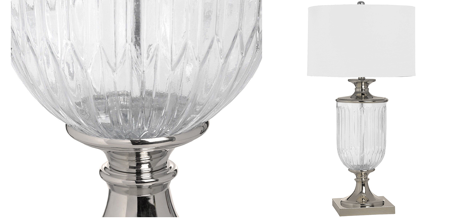 Настольная лампа Eduarda Glass Bowl Table lamp Настольная лампа Eduarda Glass Bowl Table lamp - Loft-Concept в Костроме