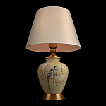 Настольная лампа бежевая с изображением птиц Slip Away варинант исполнения - 4 | Loft Concept в Костроме