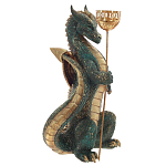 Подсвечник в виде дракона Dragon Candlestick Red Gold Blue Green варинант исполнения - 4 | Loft Concept в Костроме