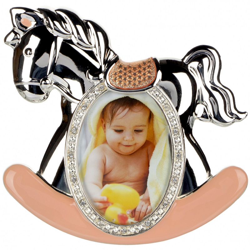 Фоторамка детская Childhood Corner Pony Серебристый Розовый Голубой Фоторамка детская Childhood Corner Pony Серебристый Розовый Голубой в Костроме | Loft Concept