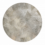 Кофейный столик с рельефной столешницей из металла Aplika Silver варинант исполнения - 3 | Loft Concept в Костроме