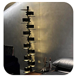 Торшер с каркасом из множества полок Links варинант исполнения - 1 | Loft Concept в Костроме