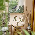 Подсвечник с двумя попугаями из фарфора на бронзовой ветке Eden Garden варинант исполнения - 6 | Loft Concept в Костроме