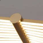 Люстра в виде распахнутых крыльев из тонких металлических планок Flight of Freedom варинант исполнения - 2 | Loft Concept в Костроме