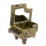 Шкатулка в виде рояля из натурального камня змеевик Stone Casket варинант исполнения - 2 | Loft Concept в Костроме