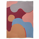 Плед из хлопка с абстрактным принтом Elysian Flow Ember варинант исполнения - 1 | Loft Concept в Костроме