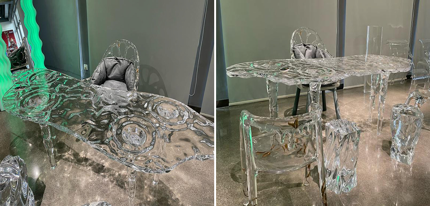 Дизайнерский Стол из прозрачного Акрила Crystal Icicle Table Дизайнерский Стол из прозрачного Акрила Crystal Icicle Table - Loft-Concept в Костроме