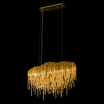 Люстра подвесная с металлическими цепочками и изогнутыми металлическими дугами 72 см Atlantis Chain варинант исполнения - 15 | Loft Concept в Костроме