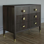 Бельевой Комод с 4 ящиками Elsa Dreams Walnut варинант исполнения - 1 | Loft Concept в Костроме