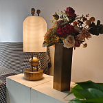 Настольная лампа в виде фонаря с белым фактурным абажуром Echoes of Light варинант исполнения - 4 | Loft Concept в Костроме