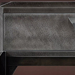 Консоль прямоугольная серая с 4-мя выдвижными ящиками Grany варинант исполнения - 4 | Loft Concept в Костроме