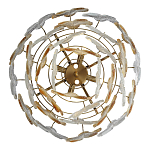 Люстра конусообразная с цветочными мотивами Light Floral Glow варинант исполнения - 6 | Loft Concept в Костроме