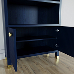 Книжный Стеллаж Elsa Dreams Blue с задней стенкой варинант исполнения - 3 | Loft Concept в Костроме