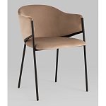 Стул Brace велюр капучино варинант исполнения - 1 | Loft Concept в Костроме