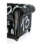 Диван Честерфильд граффити graffiti Orange Sofa натуральная кожа варинант исполнения - 10 | Loft Concept в Костроме