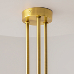 Люстра со стеклянными вставками Helios варинант исполнения - 5 | Loft Concept в Костроме