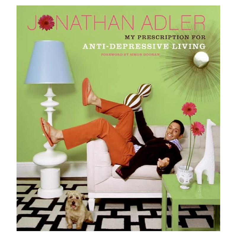 Коллекционный Арт-альбом  My Prescription for Anti-Depressive Living by Jonathan Adler 2005 Букинистика  в Костроме | Loft Concept 