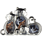Фоторамка детская Childhood Corner Three cats варинант исполнения - 1 | Loft Concept в Костроме