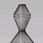 Торшер светодиодный с плетеным металлическим каркасом Metal Interweaving варинант исполнения - 3 | Loft Concept в Костроме