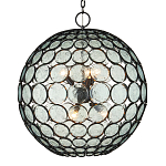 Люстра в форме шара из круглых декоративных элементов Circle of Light варинант исполнения - 1 | Loft Concept в Костроме