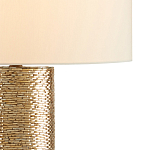 Настольная лампа золотая с цилиндрическим абажуром Golden Mosaic варинант исполнения - 1 | Loft Concept в Костроме