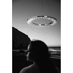 Люстра круглая с прозрачной хрустальной рамкой Maude Crystal Light варинант исполнения - 14 | Loft Concept в Костроме