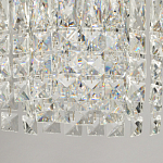 Потолочный светильник круглый с прозрачными подвесками Lunet варинант исполнения - 11 | Loft Concept в Костроме