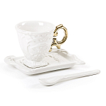 Кофейная пара Seletti I-Coffee Gold варинант исполнения - 1 | Loft Concept в Костроме