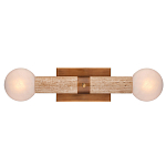 Бра цилиндрической формы с 2-мя плафонами белого цвета Marble Glow варинант исполнения - 3 | Loft Concept в Костроме