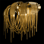 Бра с металиическими цепочками и дугообразными элементами Atlantis Chain варинант исполнения - 10 | Loft Concept в Костроме