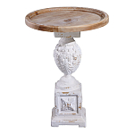 Приставной столик с резным античным узором Antique Engraving варинант исполнения - 1 | Loft Concept в Костроме