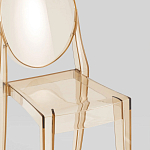 Прозрачный стул с янтарным оттенком LOUIS GHOST CHAIR варинант исполнения - 7 | Loft Concept в Костроме