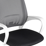 Офисное кресло с основанием из белого пластика Desk chairs Black варинант исполнения - 6 | Loft Concept в Костроме