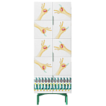 Тумба с зелеными ножками Tall Forest Ok варинант исполнения - 1 | Loft Concept в Костроме