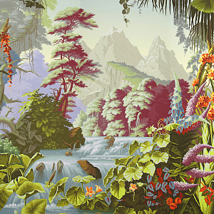 Обои ручная роспись L'Eden Paradiso on scenic paper